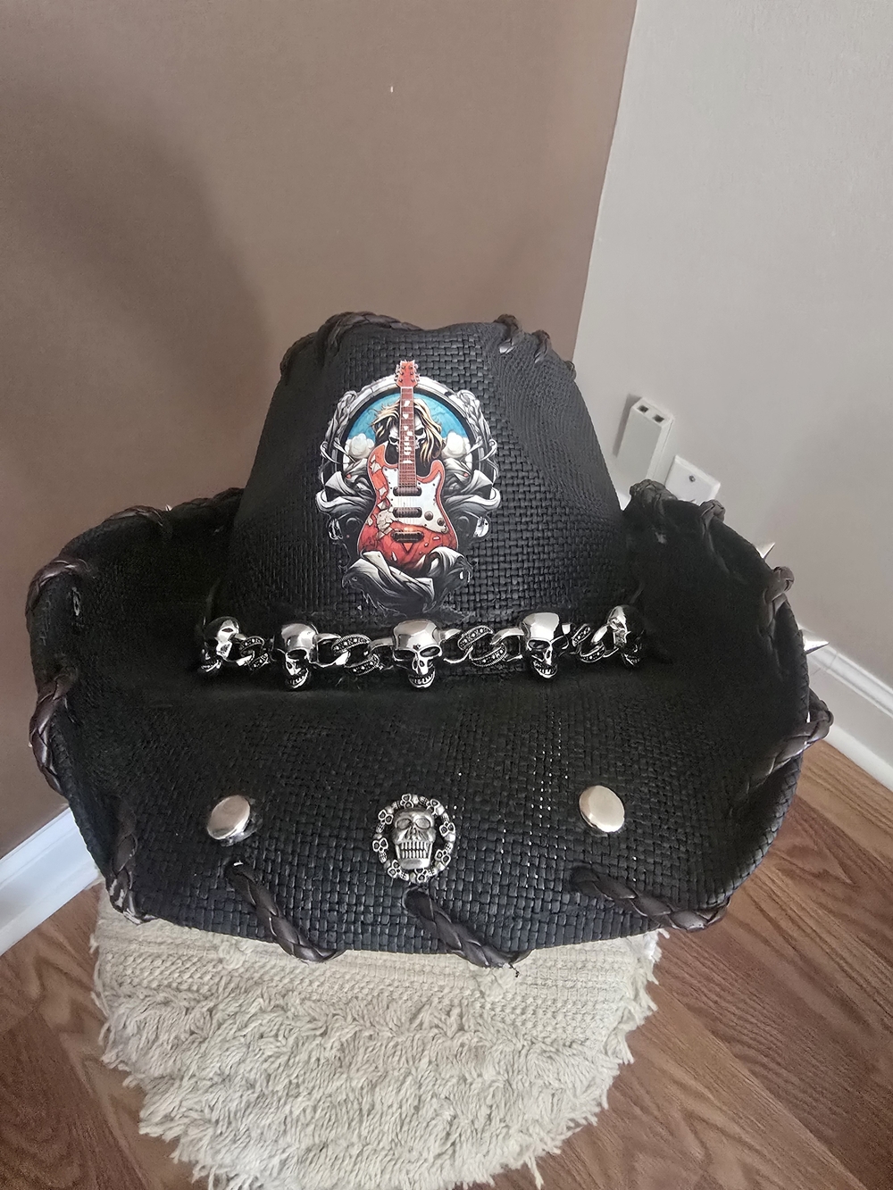 Rocker Studded Cowboy Hat. Brand New! - Picture 8 of 13